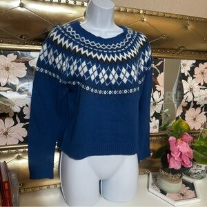 Vintage Y2K Tommy Hilfiger Ribbed V Neck Wool Blend Sweater Size M Preppy